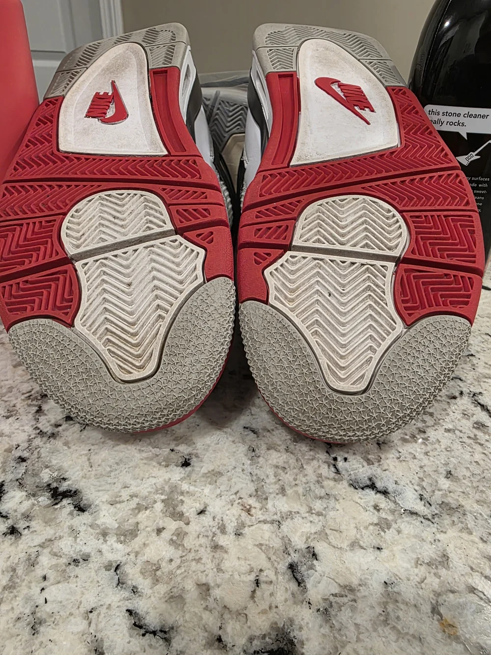 Air Jordan 4 Retro Men’s Basketball Shoes - White/Red (2020)